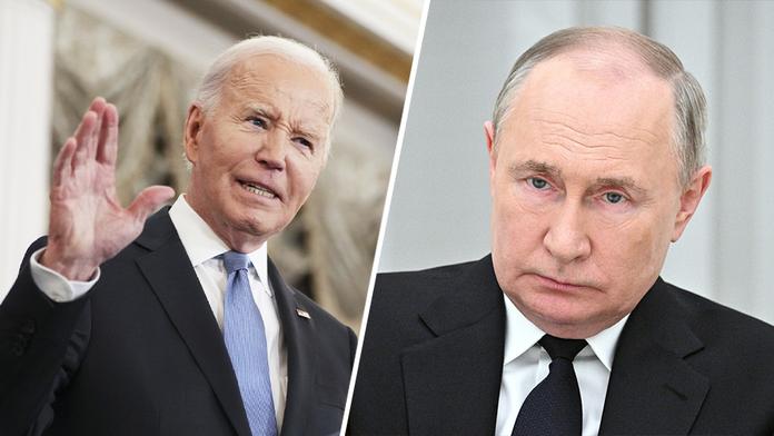 Joe Biden a Vladimir Putin