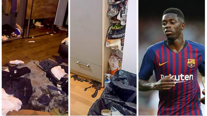 Všude odpadky a tuny oblečení! Hvězda Barcelony zpustošila dům