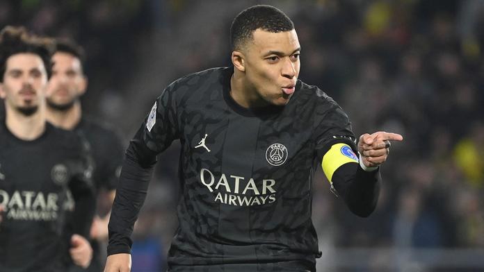 Kylian Mbappé v dresu PSG