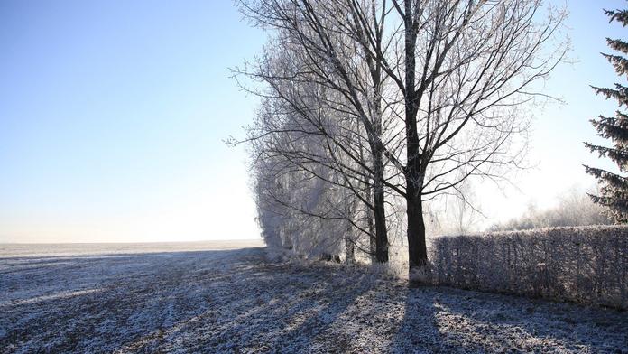 V noci mrzlo, až praštělo. Teploty na Šumavě spadly pod -30 °C!