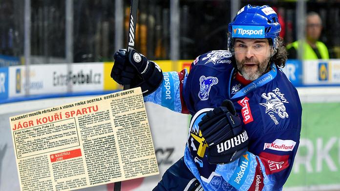 Návraty do minulosti: Jágr rozhodně nekouřil Spartu poprvé!