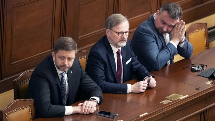 Vít Rakušan, Petr Fiala a Marian Jurečka
