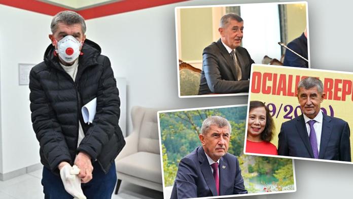 Téměř vždy mám respirátor, řekl Babiš. Ukazuje se ale často bez něj