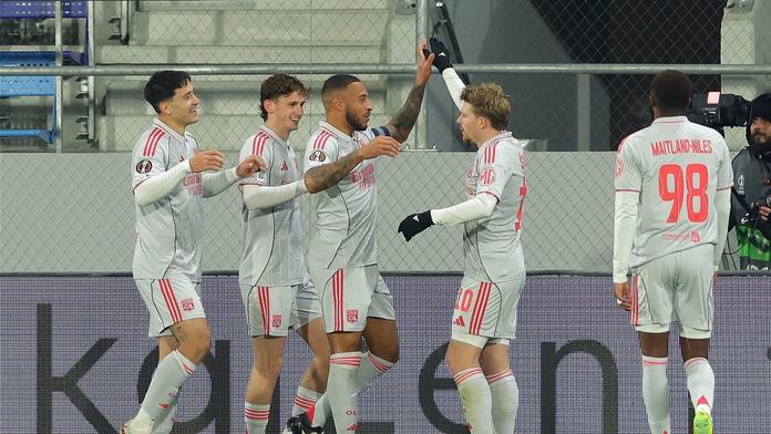 Lyon v Evropské lize naděloval. Šulc a Karabec zářili, zařídili tři góly