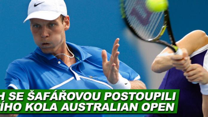 Australian Open: Berdych se Šafářovou postupují, Kvitová definitivně končí