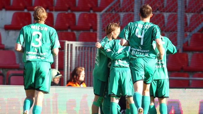 Jablonec se Slavií jen remizoval, Baník spadnul na dno