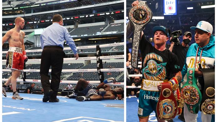 Canelo má další titul! Maršálek soupeře poslal k zemi, ale prohrál