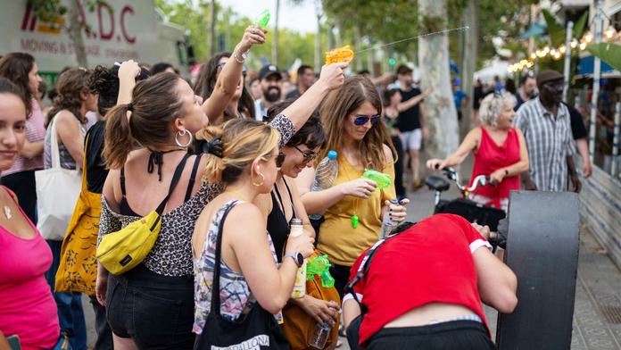 Demonstrace proti turistům v Barceloně