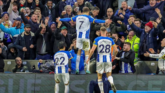 Liverpool stále v krizi! Rozdílem třídy prohrál v Brightonu. Zářil March