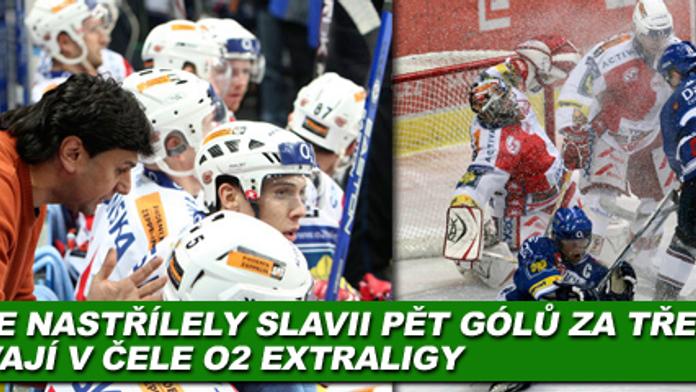 Vítkovice ve třetí třetině ztrapnily Slavii a udržely se v čele tabulky