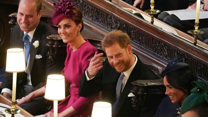 Vdávala se Evženie. Ale všichni sledovali hlavně Meghan a Kate!