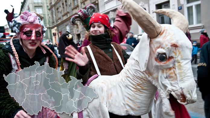 Velký přehled MASOPUSTŮ po krajích! Podívejte se, kam za rejem masek