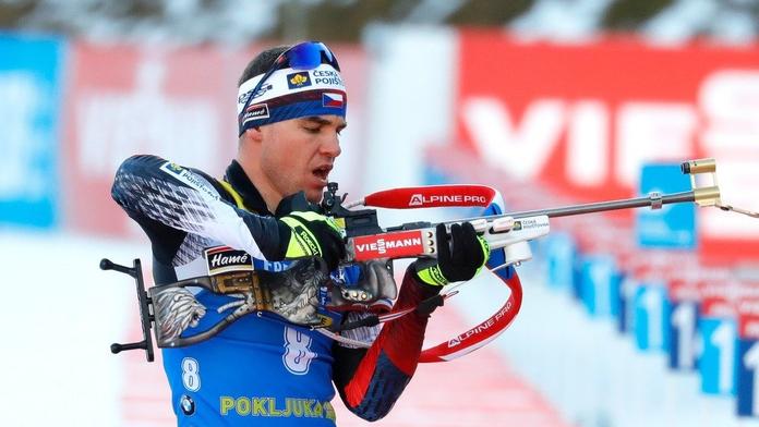 Tři chyby stály Krčmáře lepší umístění. Ve vytrvalostním závodě skončil čtrnáctý