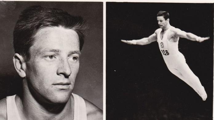 Československý gymnasta Přemysl Krbec