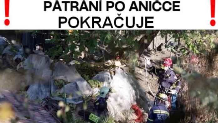 Hledání ve studnách a roklích. Anička je stále pryč...