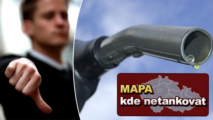 Řidiči pozor! NOVÝ SEZNAM BENZÍNEK S NEKVALITNÍM PALIVEM!