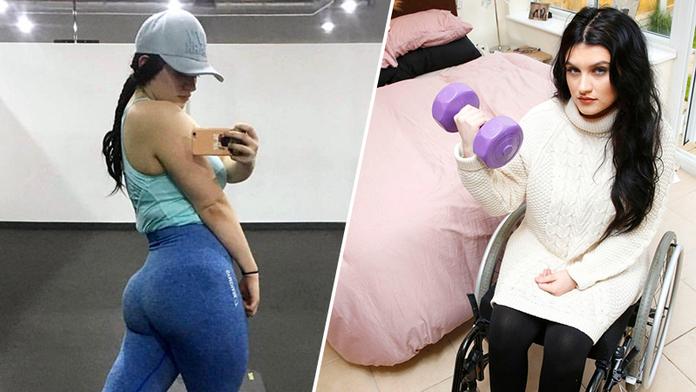 Při dřepu na Sophii spadlo závaží. Možná už nikdy nebude chodit