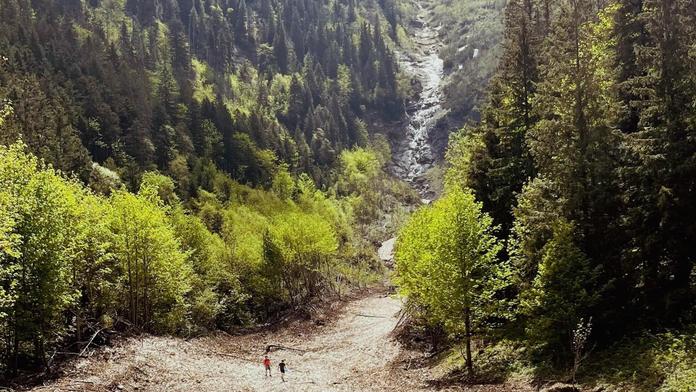 Turistický chodník v úseku Ždiar – Široké sedlo