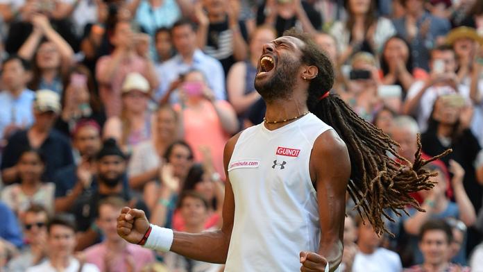 Rastaman z karavanu. To je Dustin Brown, ten který vyřadil Nadala