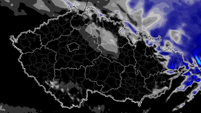 Meteorologové nemají dobré zprávy. Mapa Česka se celá zbarvila do černa
