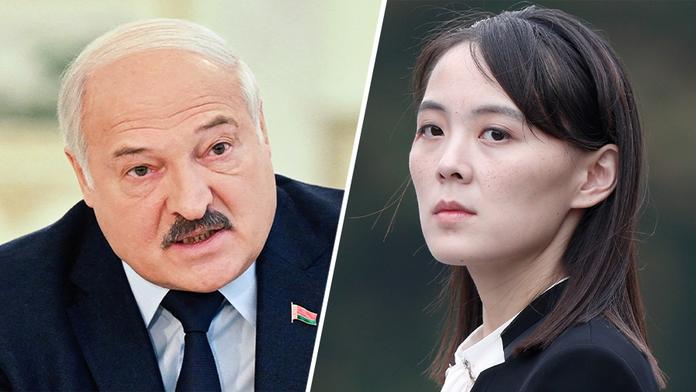 Alexandr Lukašenko a Kim Jo-čong