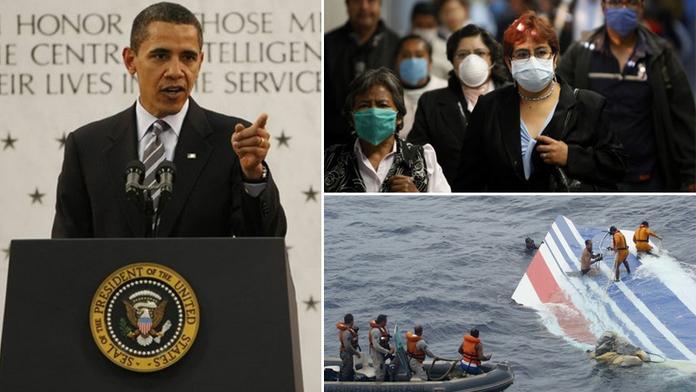 NEJ 09: Obama, smrtící chřipka a pád airbusu. HLASUJTE