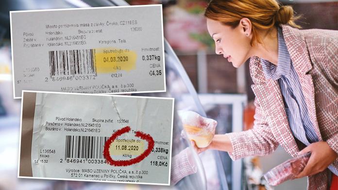 Maso v supermarketu mělo přelepené datum spotřeby. Firma se omluvila