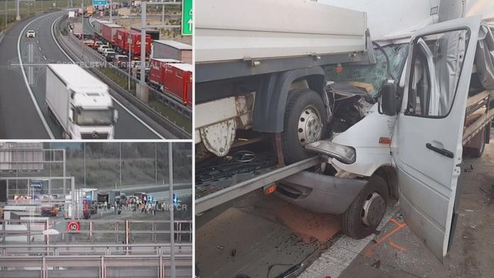 Vážná nehoda na Pražském okruhu, doprava zkolabovala