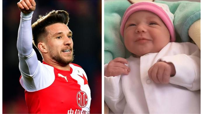 Další ligové miminko na světě! Záložník Slavie a Liberce má dceru