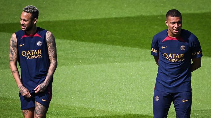 Neymar Mbappé PSG fotbal