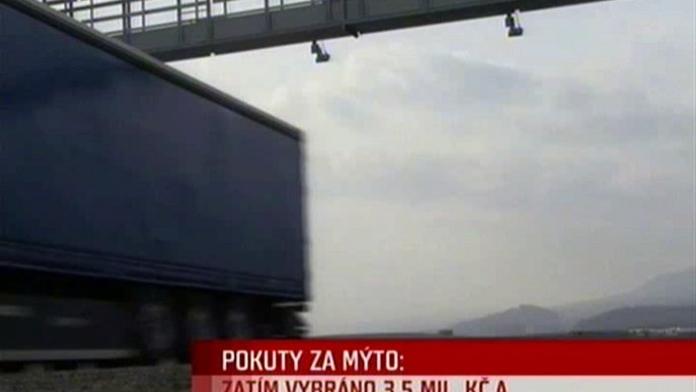 Pokuty za mýtné: celníci vybrami už 3,5 milionu korun