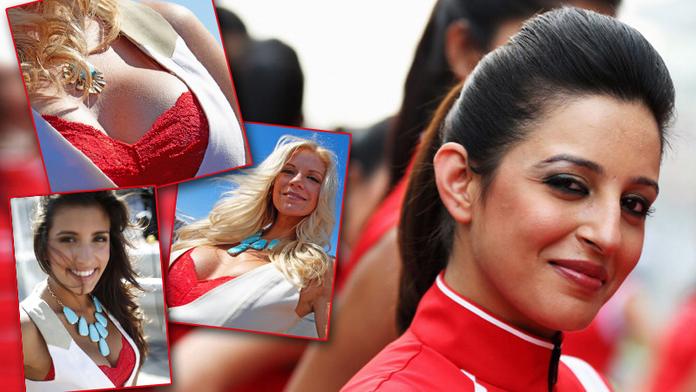 Sexy zadečky a smrtící výstřihy. V F1 se to hemží nádhernými dívkami