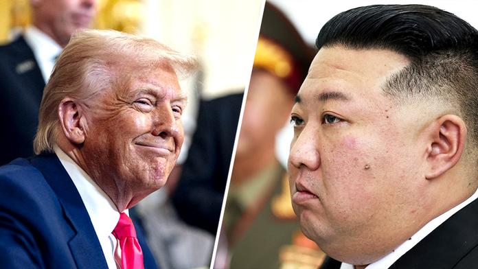 Donald Trump a Kim Čong-un