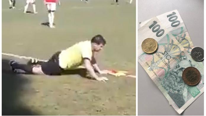 Opilý mával za 275 korun. Kolik se vlastně platí fotbalovým rozhodčím?