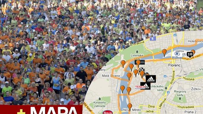 V Praze se běží maraton! KOMPLETNÍ PŘEHLED UZAVÍREK ULIC