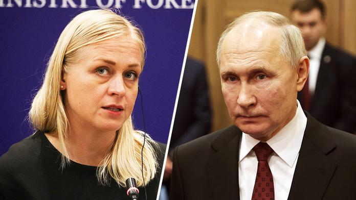 Elina Valtonenová a Vladimir Putin