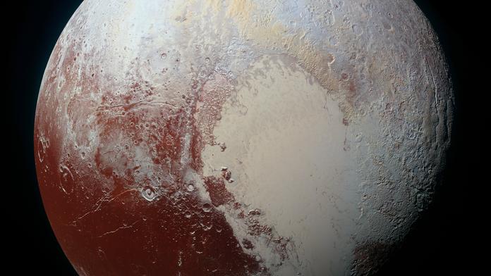 "Zlomené srdce" planetky Pluto: Značky "X" na detailních snímcích