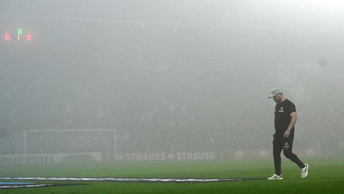 Slovácko s Kolínem odehrálo pouze sedm minut. Zápas zastavilo počasí