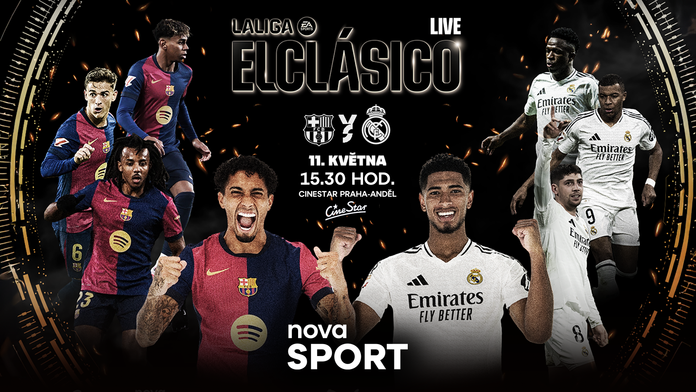 Fotbalové El Clásico bude k vidění v kině na pražském Andělu