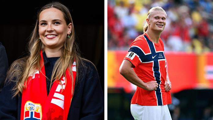 Odměna od norské princezny. Polonahý Haaland se objímal s následnicí trůnu