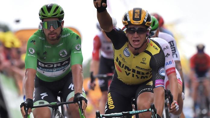 Sagan marně bojoval! V závěrečném spurtu skončil třetí