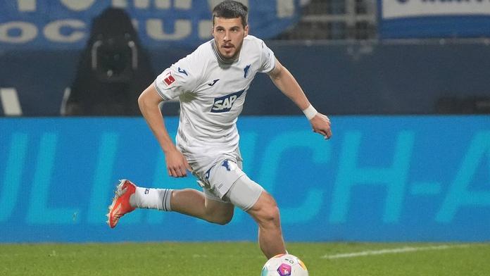 David Jurásek v dresu Hoffenheimu
