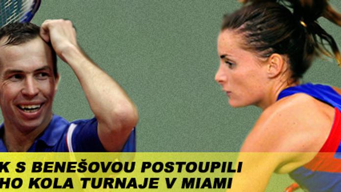 Češi drtí Miami: dva mezi 16 nejlepšími, Benešová v osmičce