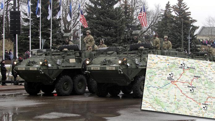 Americká armáda v Česku! Tudy pojede vojenská kolona. MAPA