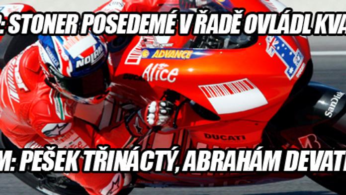 Moto GP: Stoner po sedmé ovládl kvalifikaci