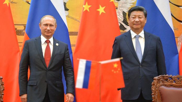 Vladimir Putin a Si Ťin-pching