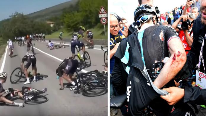 Zkáza na Giru! Team Sky je po kolizi s motorkou na odpis