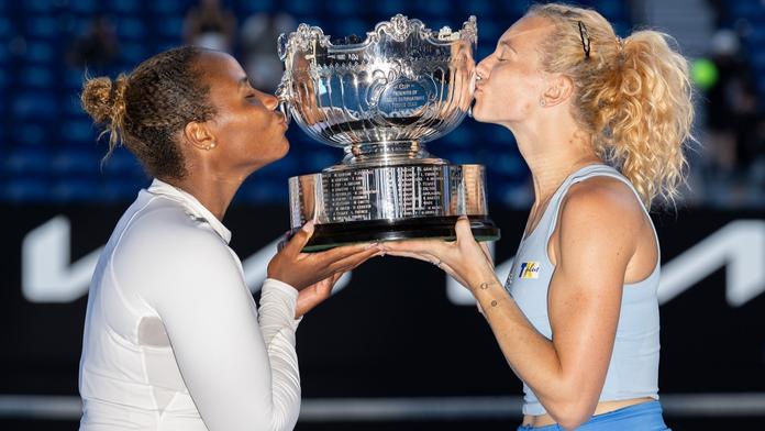 Townsendová Siniaková tenis Australian Open