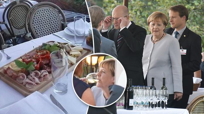 Exkluzivně: Takhle vznikaly fotky z restaurace, kde hostili Merkelovou!