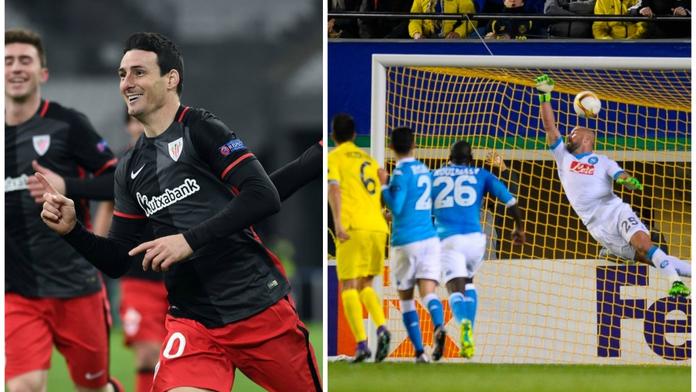 Famózní volej i krásný přímák. TOP góly play-off Evropské ligy